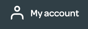 Screenshot of an icon in the shape of a person next to the text My account.