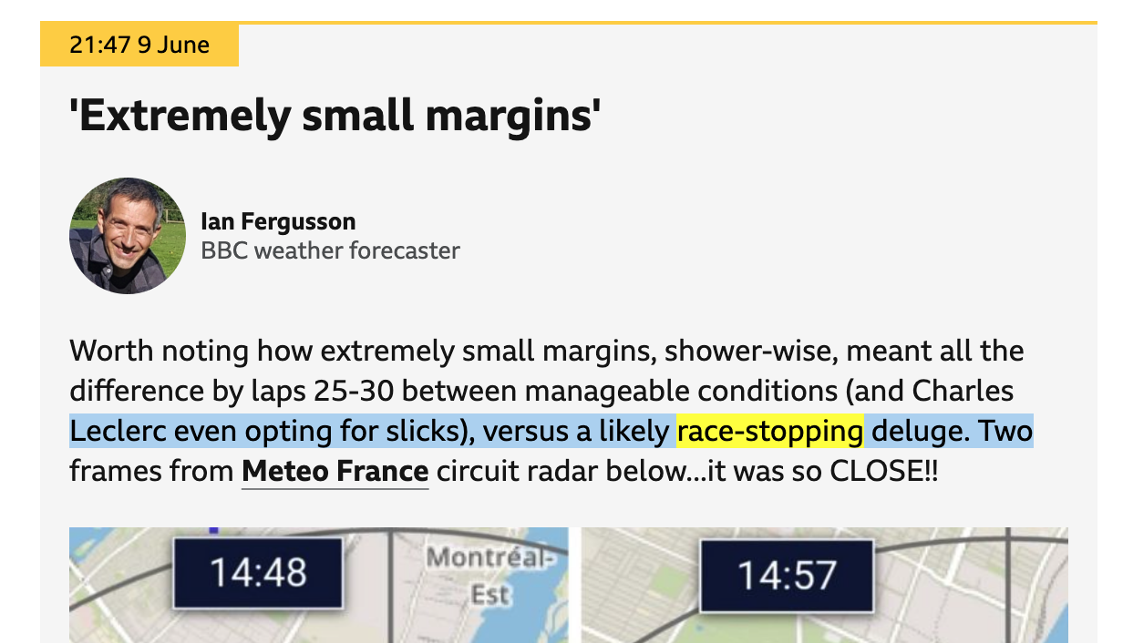 Edge's Read Aloud on an article, the current line of text is highlighted in blue and the words are highlighted in yellow as they are read.